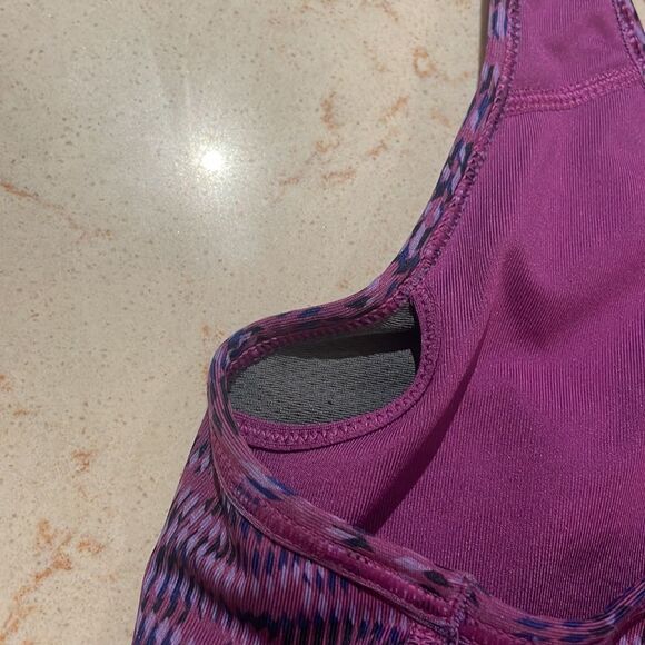 Nike sports bra SZ medium purple and blue PRO - Picture 6 of 7